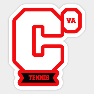 CoVA Tennis Coastal Virginia Brand Shirt Sticker